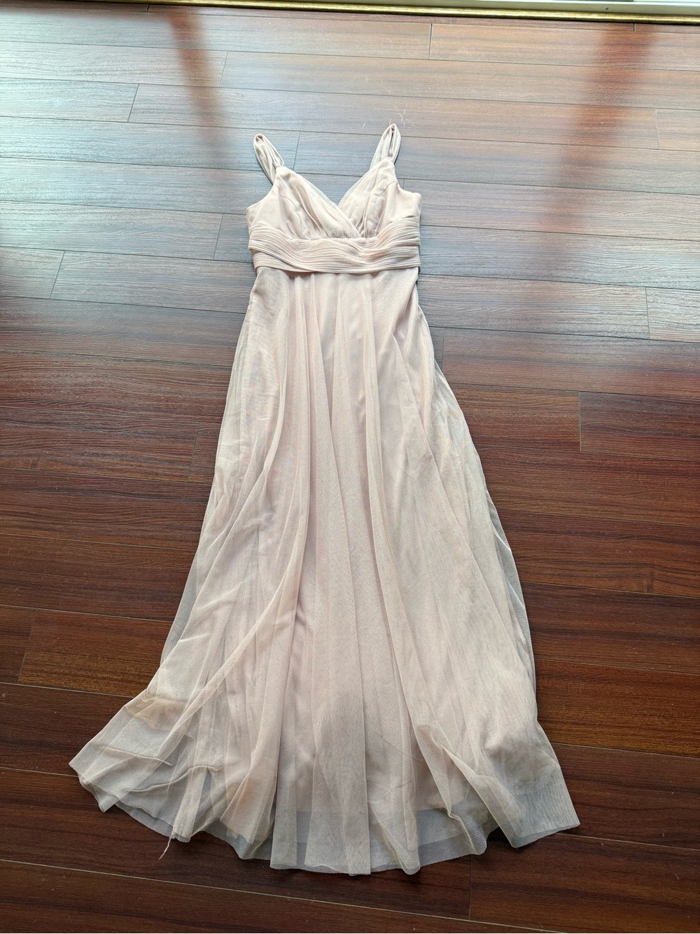 Ever Pretty Blush Pink Chiffon Maxi Gown